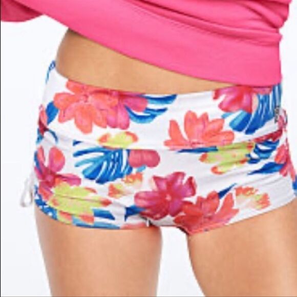 Victoria’s Secret Pink Swim Gym to Swim Ruched Sides Shortie Bikini Bottom - Picture 4 of 8